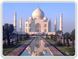 Taj Mahal - Taj Mahal is one of the most beatiful monuments of India .