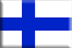 1000´s lakes country flag - Finland