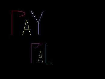 The Words pay pal - PayPal picture showing that i support pay pal.