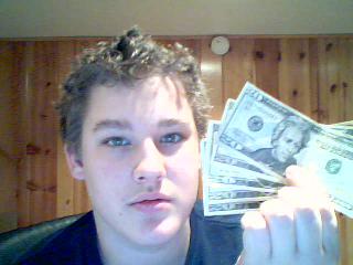Me Holding Lots Cash - Just me holding a bunch of cash.
