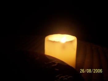 candle - a pic of a candle  i took