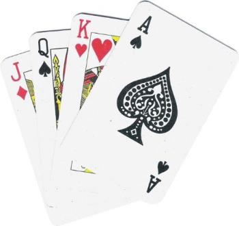 Playing cards  - few cards of diff suite