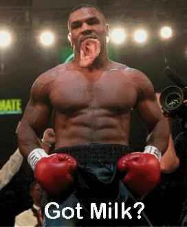 Man eating boxer - Mike Tyson the other dark meat...