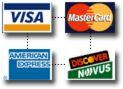 credit card - visa and master card