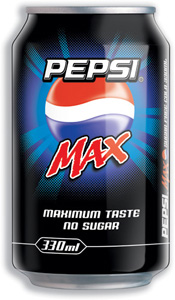 Pepsi - Nothing is better than a can of Pepsi max.
