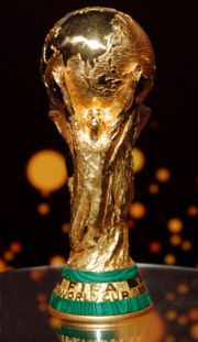 the fifa world cup trophy - this is the trophy given by fifa to football(soccer) world champions