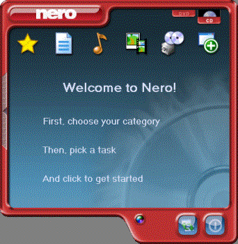 Nero 7 Ultra - Nero 7 Ultra main screen
