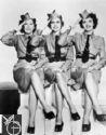 Andrew Sisters - picture of the Andrew Sisters dressed in unifirm during their USO tours during World War II