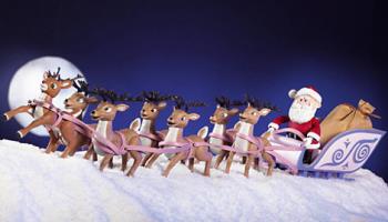 Santa & Reindeer - Santa and reindeer