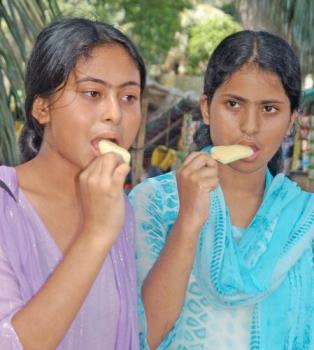 ice cream girl - college girls taking ice cream at guwahati,assam