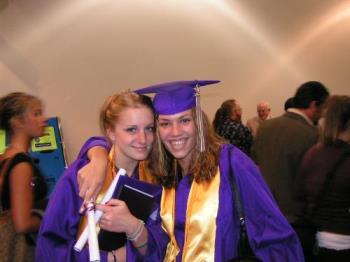 Ashley and I - Ashley and I on graduation.