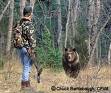 bear or the man? - lets see who is the hunter and who is the huntee?