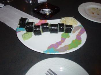 sushi - this is sushi that we ate in Vegas