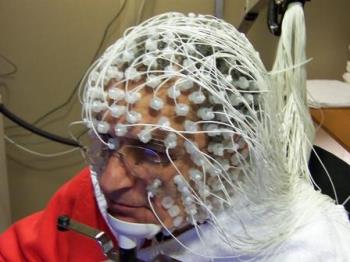 EEG - EEG being taken .......