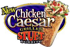 Chicken Caesar Grilled Stuft Burrito - I loved this item when Taco Bell had it on their menu. I was so diappointed that it was for a limited time only. I ate at Taco Bell so much when they had this burrito! Please bring it back Taco Bell!!
