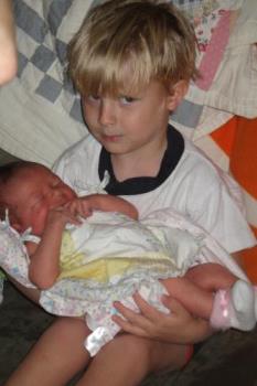 my kids - my son & daughter July 21 2006