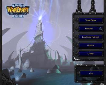Warcraft III Frozen Throne Menu in 1280x1024. - Warcraft III Frozen Throne Menu in 1280x1024.