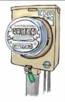The Meter&#039;s Running! - an electric meter