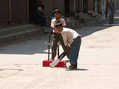 street cricket - cricket in street