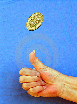 coin - tossing the coin