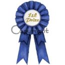 Blue Ribbon - blue ribbon with 1st prize written on it.