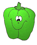 mr. bell pepper - green and yummy