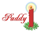 Paddy Name - Paddy Christmas animated name
