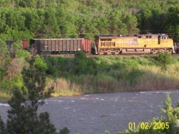 travel - train near the colorado river travel - train near the colorado river
