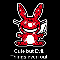 evil bunny - bunny