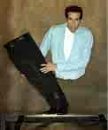 david copperfield - the illusion that he is in two pieces... fascinating me  David Copperfield