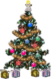Christmas tree - Christmas tree with lights