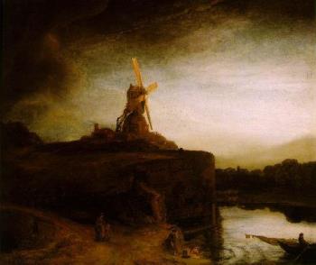 Painting by Rembrandt. - Painting by Rembrandt. Painting by Rembrandt. - Painting by Rembrandt.