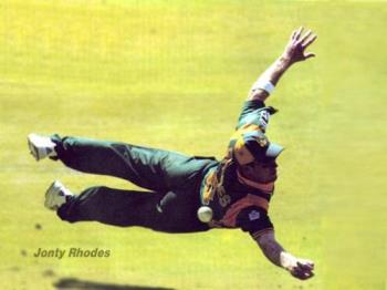 Jonty - Superb fielder of hybrid cricketers south Africa ever produced.