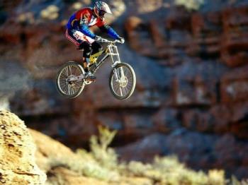 Mountain Bike Action - a cyclist in Mountain Bike Action