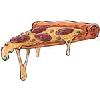 PIZZA! - slice of pizza