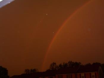 Double Rainbow - Here is a pic of a double rainbow I saw in front of my home after a May thunderstorm.