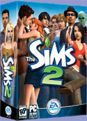 SIMS2 - The Sims 2 is the sequel to the best selling PC game of all-time! In The Sims 2, you can direct your Sims over a lifetime and mix their genes from one generation to the next. You can set your Sims&#039; goals in life; popularity, fortune, family, romance or knowledge. You can fulfill dreams and push the extremes.  