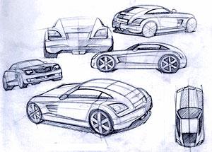 car designing - car sketches