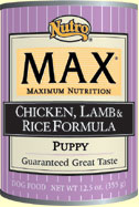 Nutro&#039;s MAX for puppy - I give this food to our puppy :)