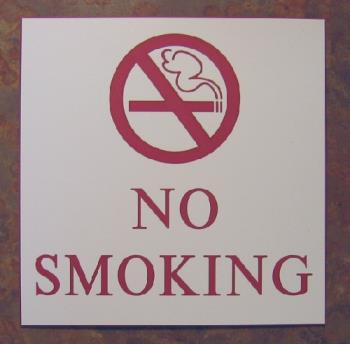 No Smoking Sign - i&#039;ve stopped from this last year