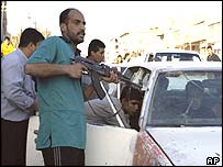 Gunners - hospital staff carrying guns