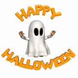 Halloween - happy halloween ghost blinky image