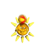 shine of friendship - friendship of sun with its shape