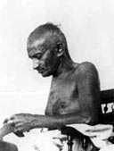 mahatma gandhi - My ideal man is mahatma ganhi.He is the father of our nation.Indian nationalist leader. Born Mohandas Karamchand Gandhi on October 2, 1869 in Poorbandar, Kathiawar, West India. He studied law in London, but in 1893 went to South Africa, where he spent 20 years opposing discriminatory legislation against Indians. As a pioneer of Satyagraha, or resistance through mass non-violent civil disobedience, he became one of the major political and spiritual leaders of his time. Satyagraha remains one of the most potent philosophies in freedom struggles throughout the world today