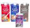Silk soy milk in all it flavors - Silk Soy has the components to be used by the body to make a weaker form of estrogen to bind to the receptors and keep levels more consistent in the body