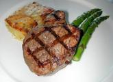 Steak - French style - Canlis Steak. Just a mouthwatering picture!