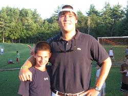 Me and Will at Camp Wildwood on the last day... - Best damned QB in all of camp with his favorite coach.