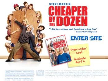 Cheaper by the Dozen - This is one hilarious film. I can't imagine having that many kids in one family. Cheaper by the Dozen - This is one hilarious film. I can't imagine having that many kids in one family.