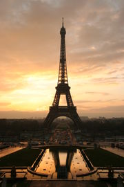 Eiffel Tower - Eiffel Tower is the tallest structure in Paris and possibly the most recognized symbol in the world. Named after its designer, engineer Gustave Eiffel, it is the most visited monument in the world; 6,428,441 people visited the tower in 2005.
At the time of its construction in 1889, the tower replaced the Washington Monument as the world&#039;s tallest structure in the world, a title it retained until 1930, when New York City&#039;s Chrysler Building (1063.33 ft tall) was completed. The tower is now the fifth-highest structure in France. The Eiffel Tower is the highest structure in Paris, with the second-highest being the Tour Montparnasse.