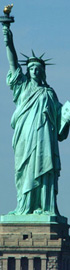  DEMOCRACY IS THE ONLY WAY -  
 STATUE OF LIBERTY